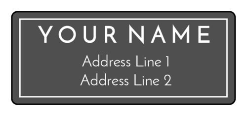 modern address labels label