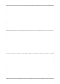 Product EU30085WI - 170mm x 84mm Labels - Weatherproof Gloss White Inkjet - 3 Per A4 Sheet