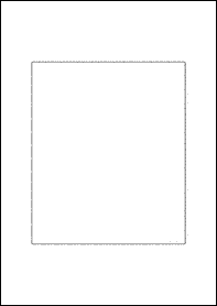 Product EU30105WI - 150mm x 178mm Labels - Weatherproof Gloss White Inkjet - 1 Per A4 Sheet