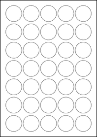 Circle Stencil Circle Pattern Template A4 / A5 Size 