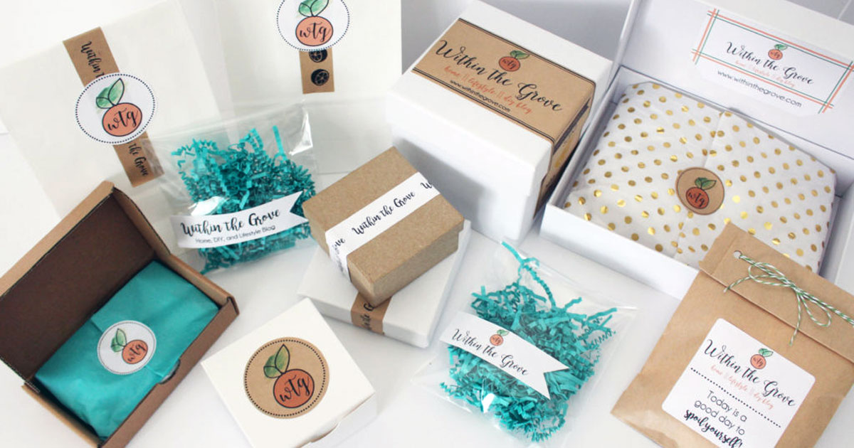 Improve your customer's experience with branded packaging.