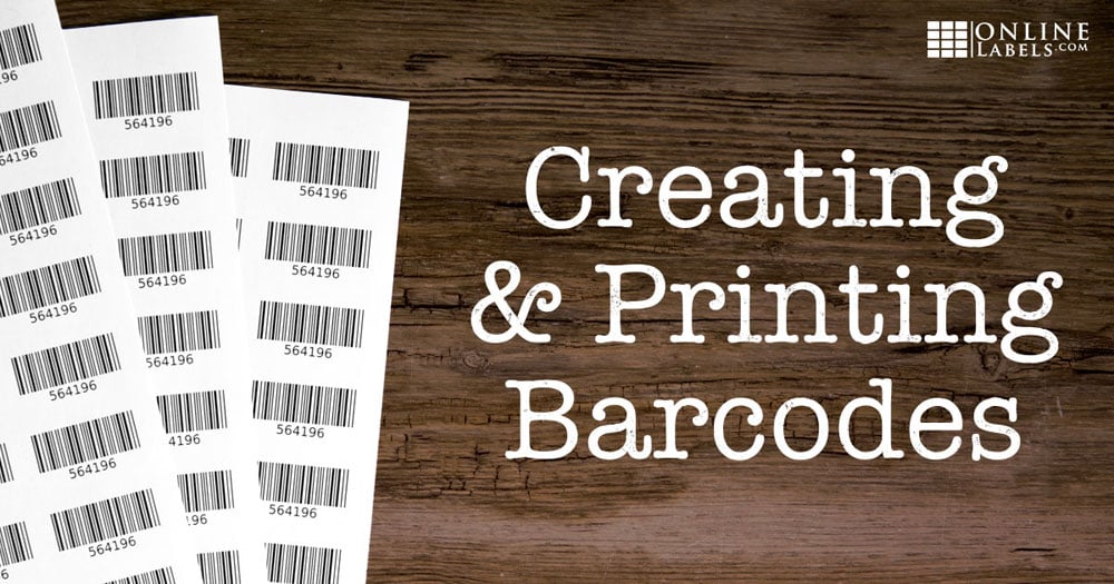 How to create and print barcodes for business use