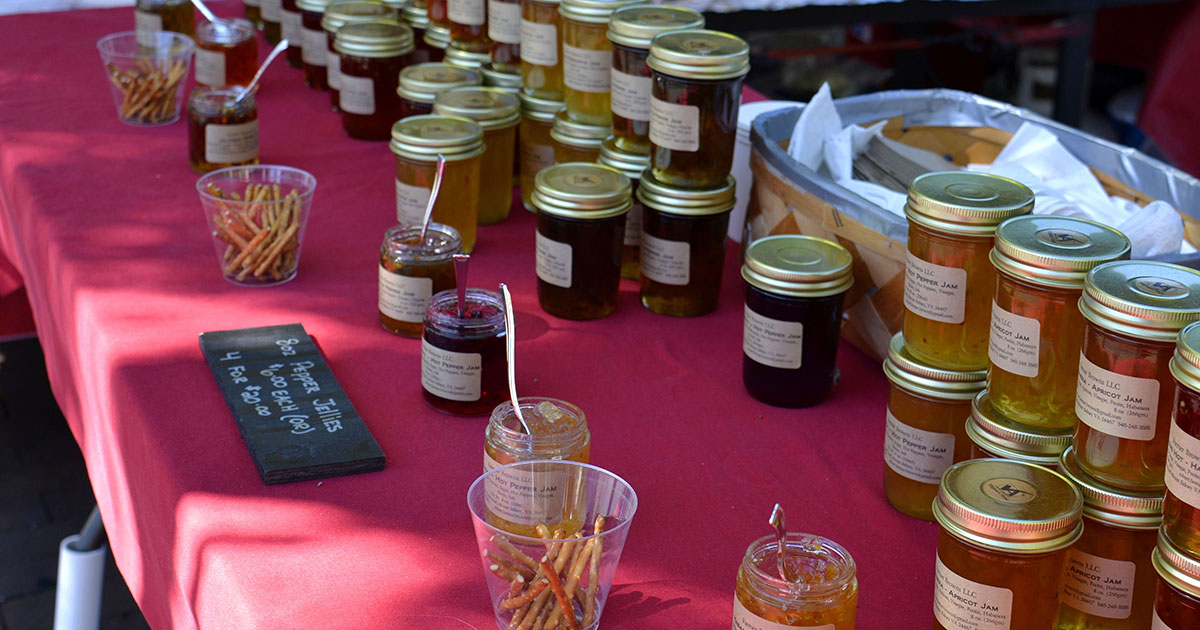 Go to a farmer's market and offer samples to attract customers