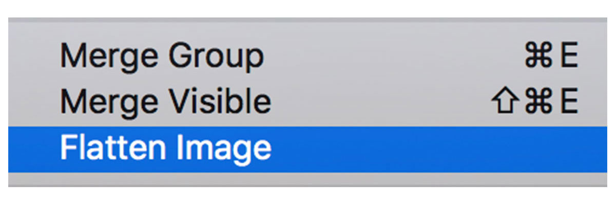 Dialog box prompt when flattening files