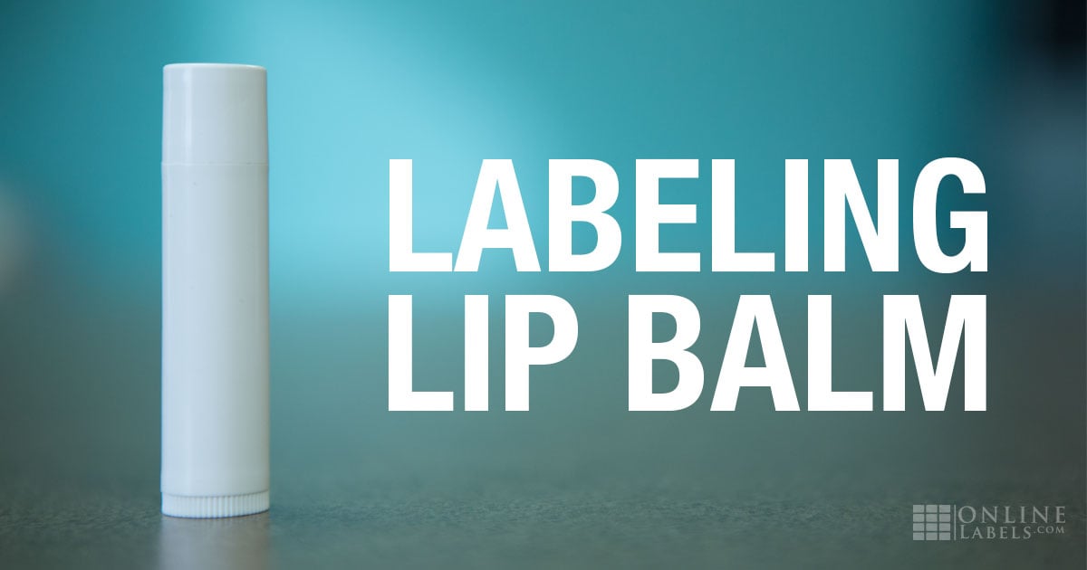 How to Apply Lip Balm Labels