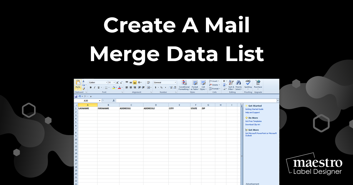 How To Create A Mail Merge Data List