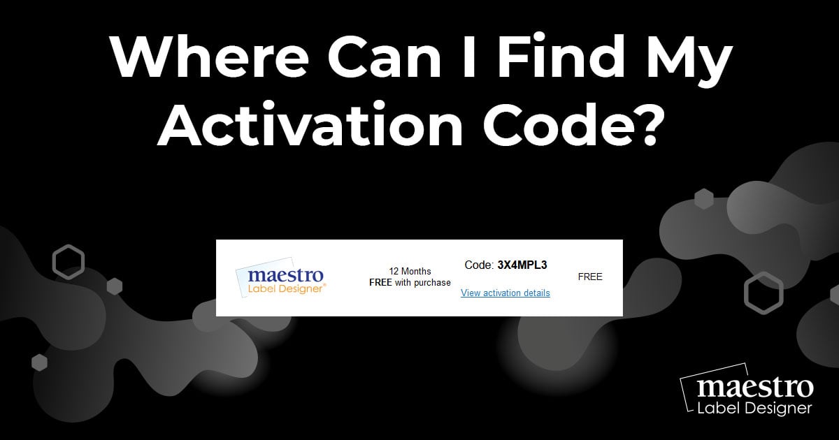 Where Can I Find My Activation Code?