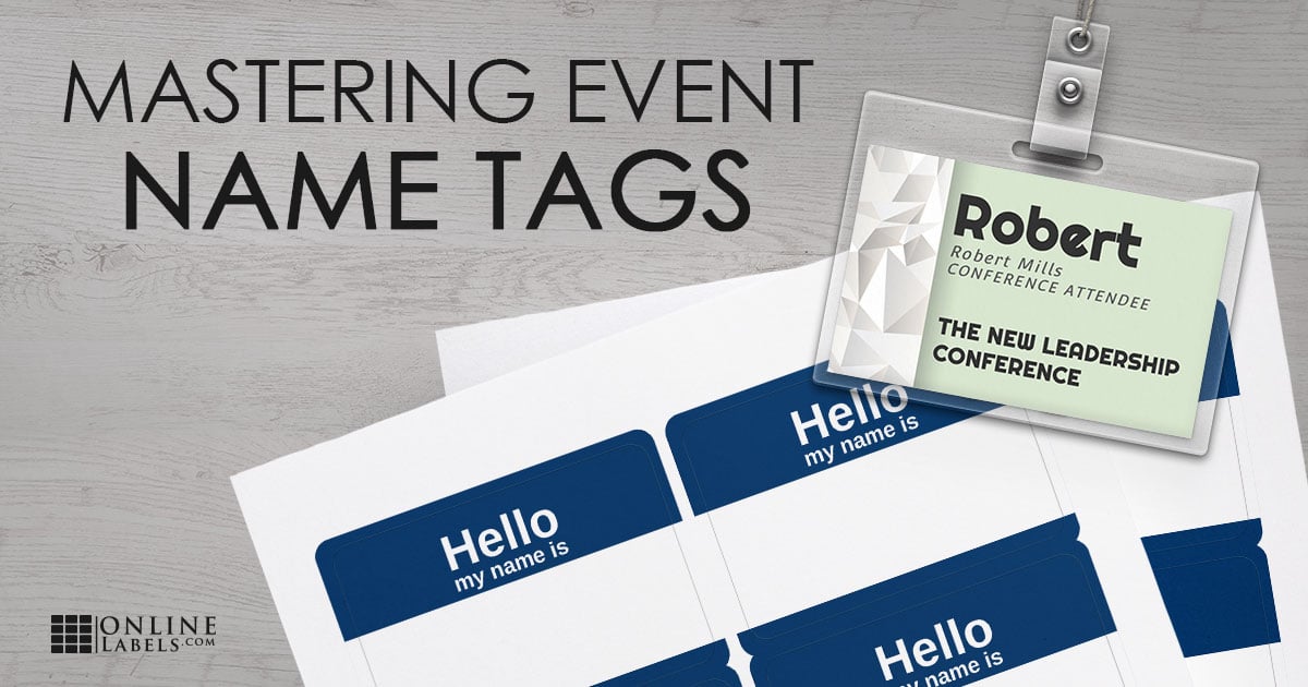 How to create custom name tags for events, parties, conferences, and more