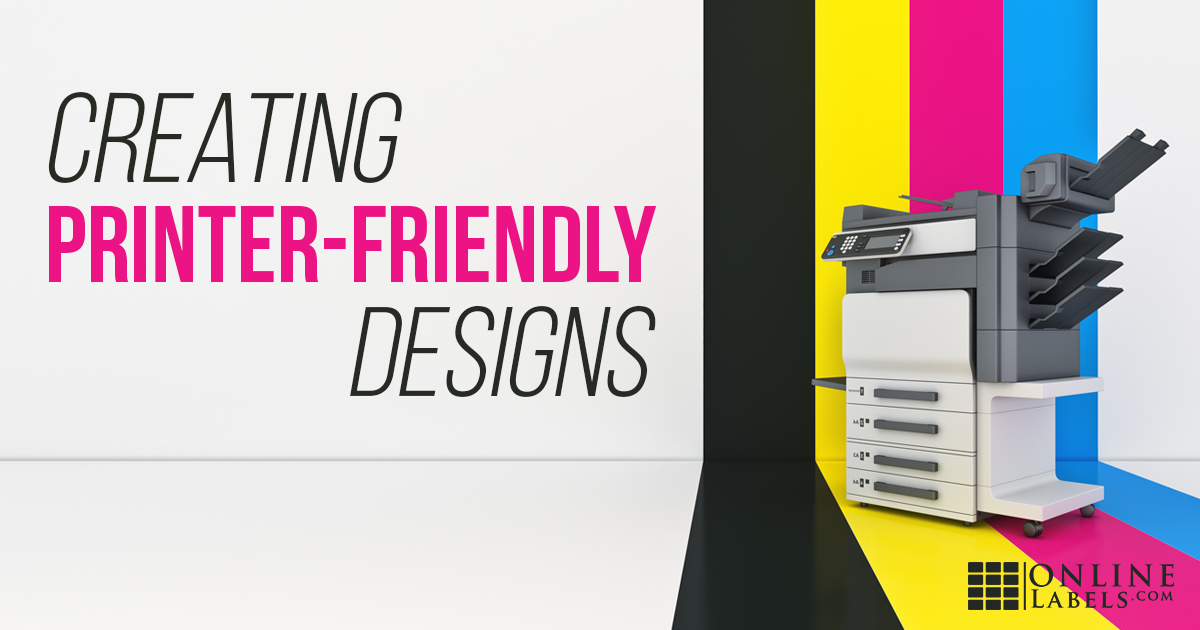 Saving ink and toner using printer-friendly designs.