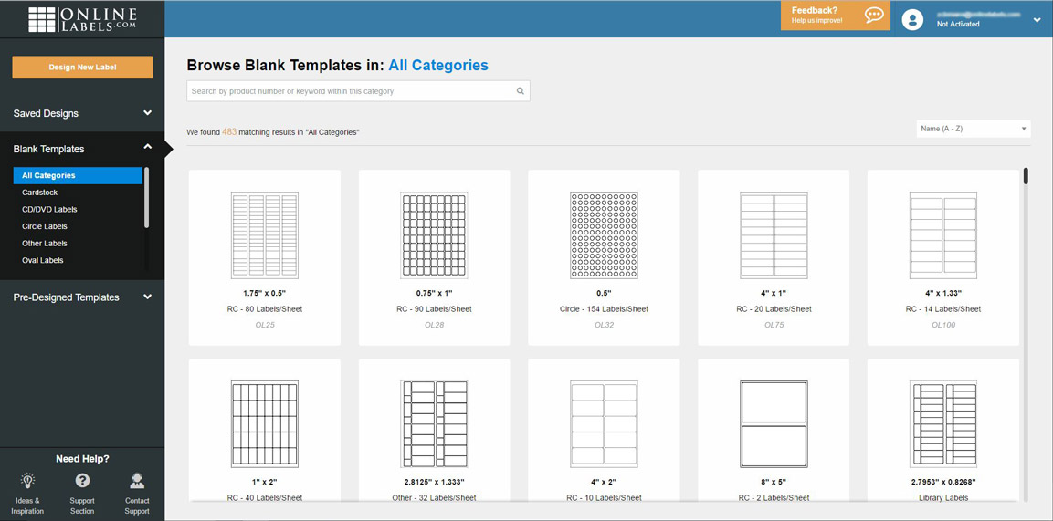 New Maestro Label Designer Sign-in