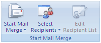 Start Mail Merge